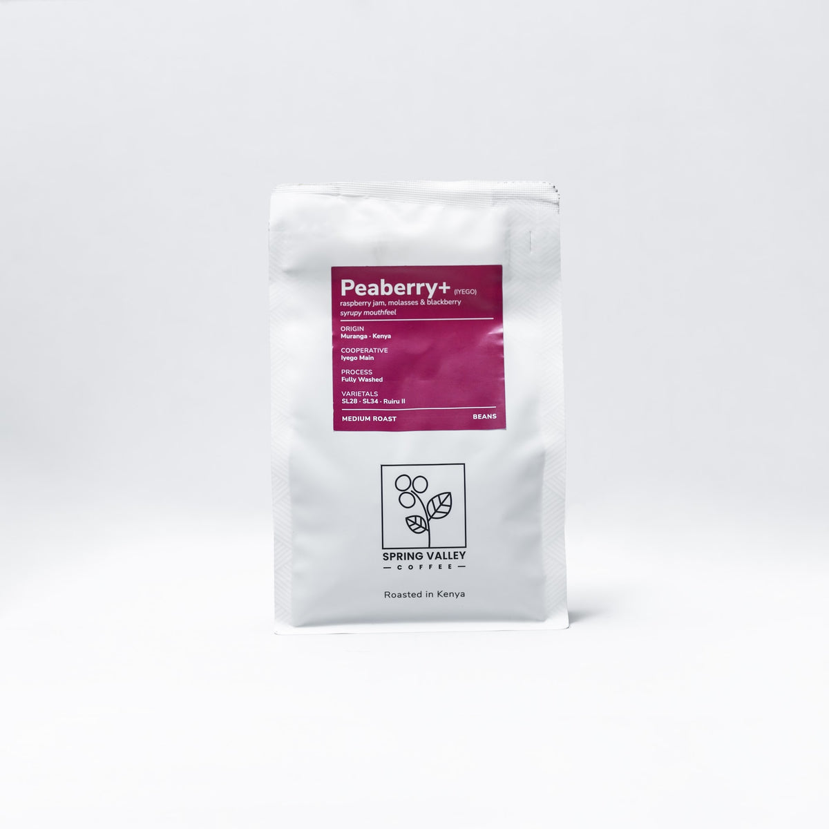 Peaberry+ 250g coffee bag