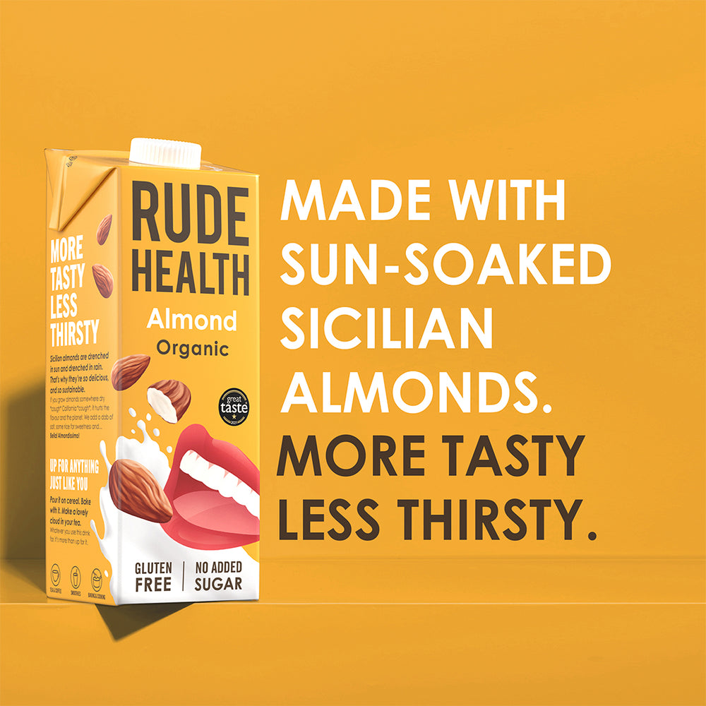 
                  
                    Rude Health- Organic Almond Milk 1l
                  
                