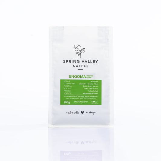 Engoma Beans at Spring Valley Coffee