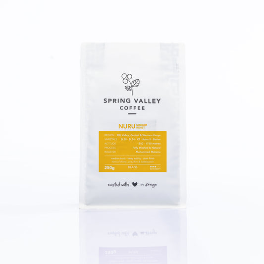 Nuru Beans at Spring Valley Coffee