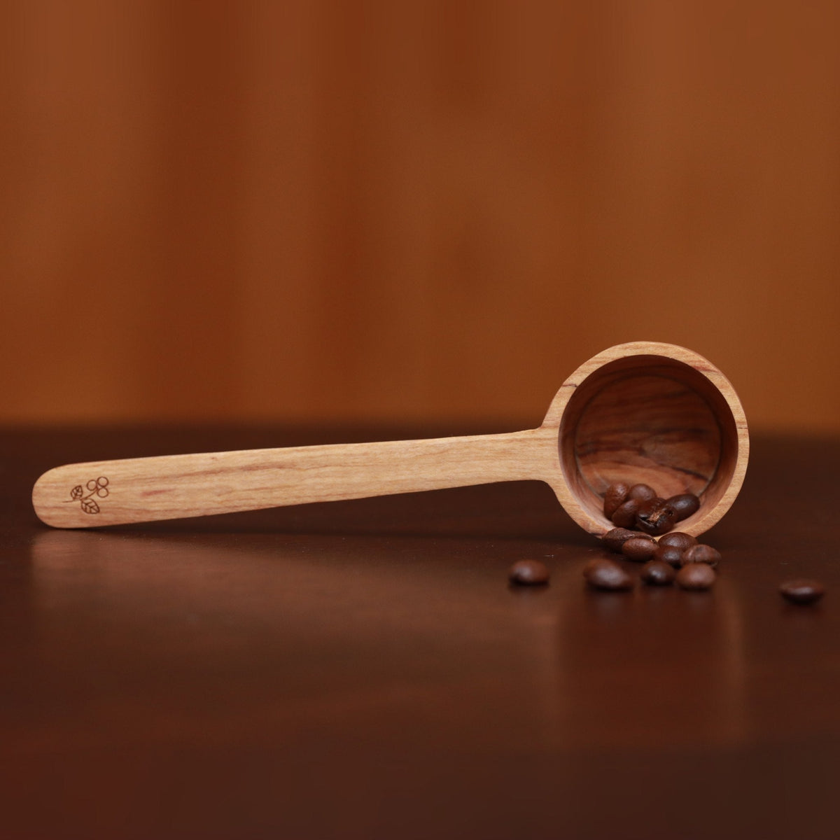 Spring Valley Coffee olive wood coffee scoop