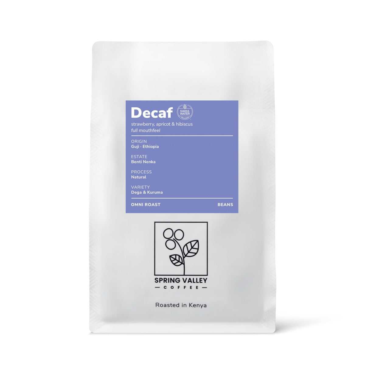 Decaf 250g coffee bag