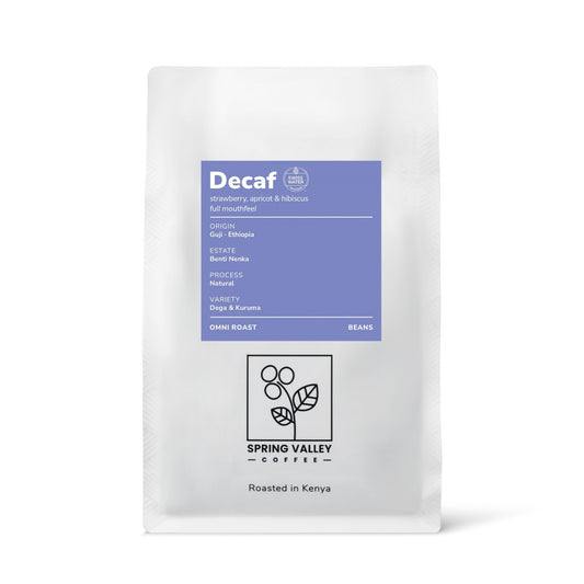 Decaf 250g coffee bag