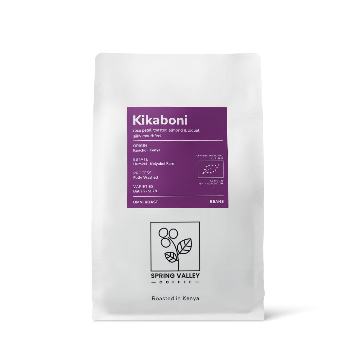 Kikaboni 250g coffee bag