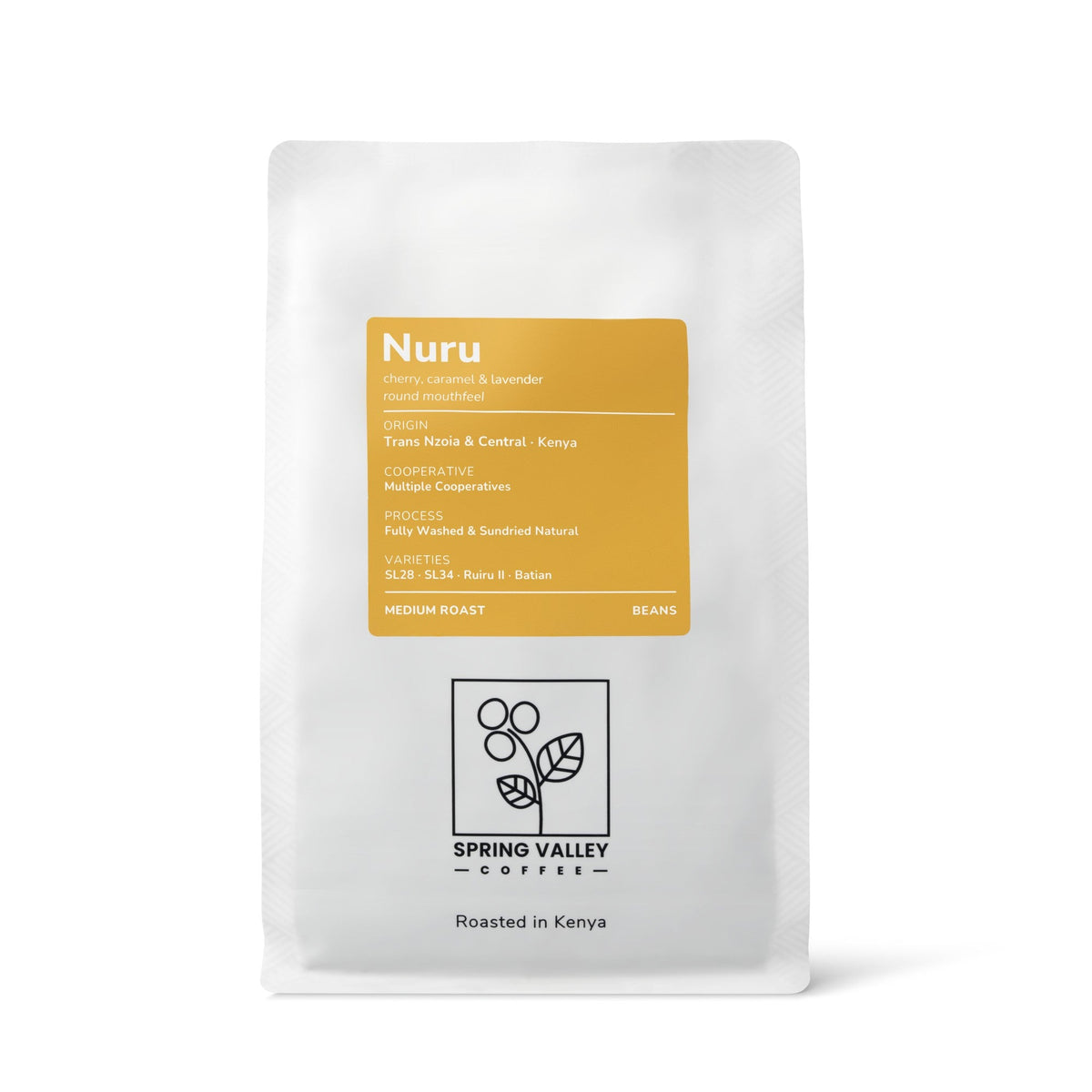 Nuru 250g coffee bag