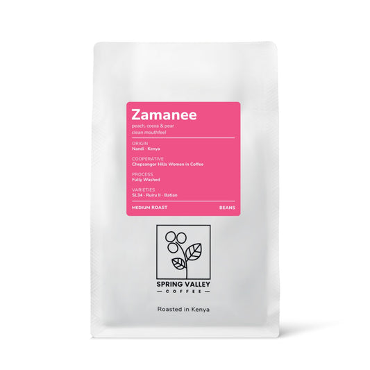 Zamanee 250g coffee bag